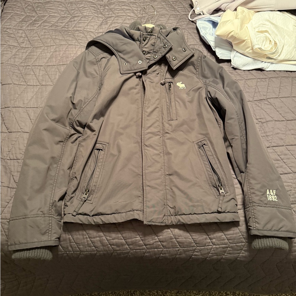 Abercrombie & Fitch Men’s Medium Jacket Grey